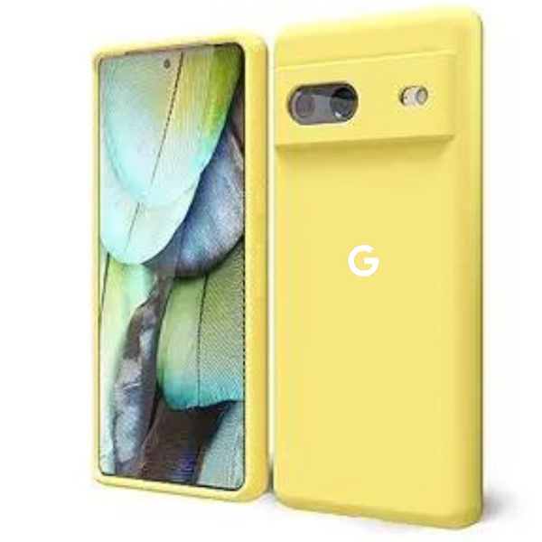 Yellow Camera Original Silicone case for Google Pixel 7 Pro