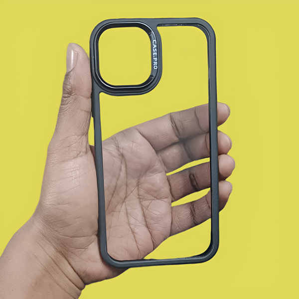 Black Lifted Transperant Case for Apple Iphone 11 Pro