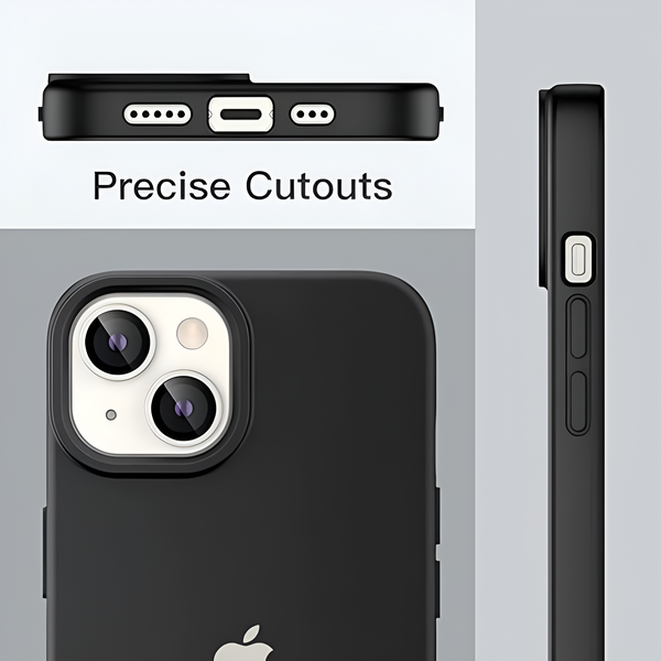Black Original Silicone case for Apple iphone 13
