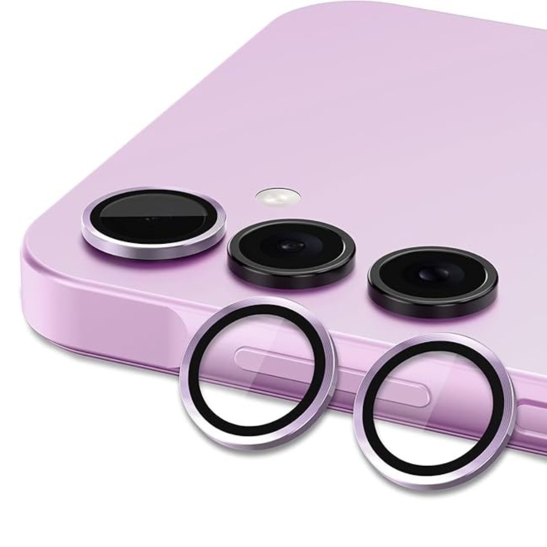 Pink Metallic camera ring lens guard for Samsung A55