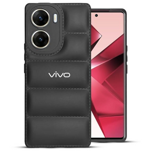 Black Puffon silicone case for Vivo V29E 5G