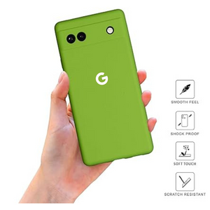 Light Green Camera Original Silicone case for Google Pixel 6A