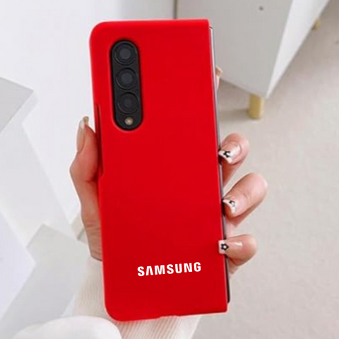 Red Original Silicone case for Samsung Z Fold 4 5G