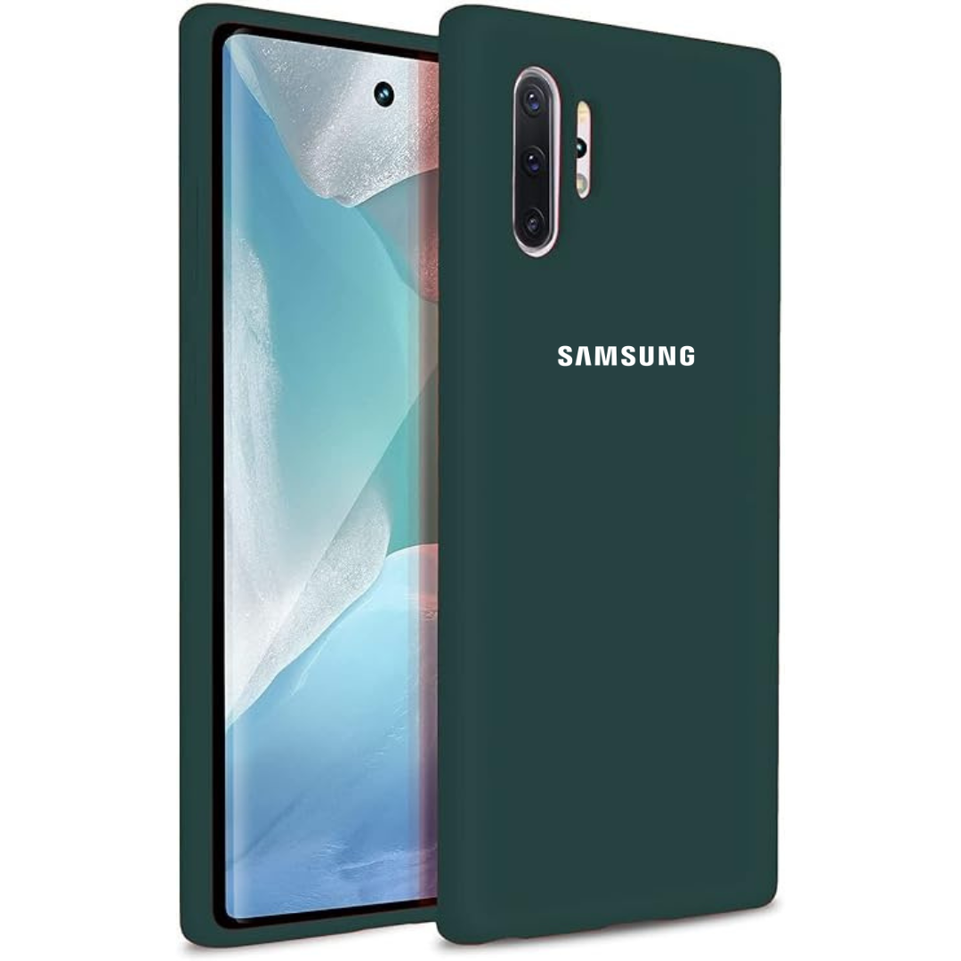 Green Original Silicone case for Samsung Note 10