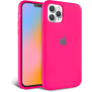 Hot Pink Original Silicone case for Apple iPhone 11 Pro Max