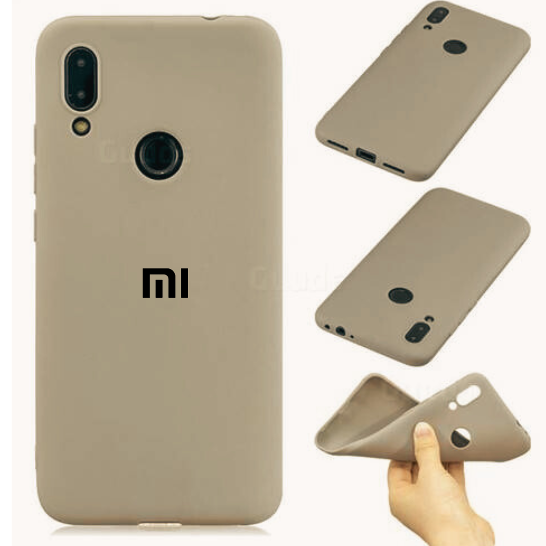 Light Brown Camera Original Silicone Case for Redmi Note 7 Pro