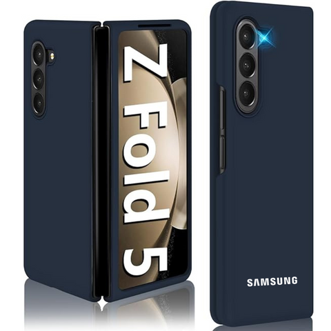 Dark Blue Original Silicone case for Samsung Z Fold 5 5G