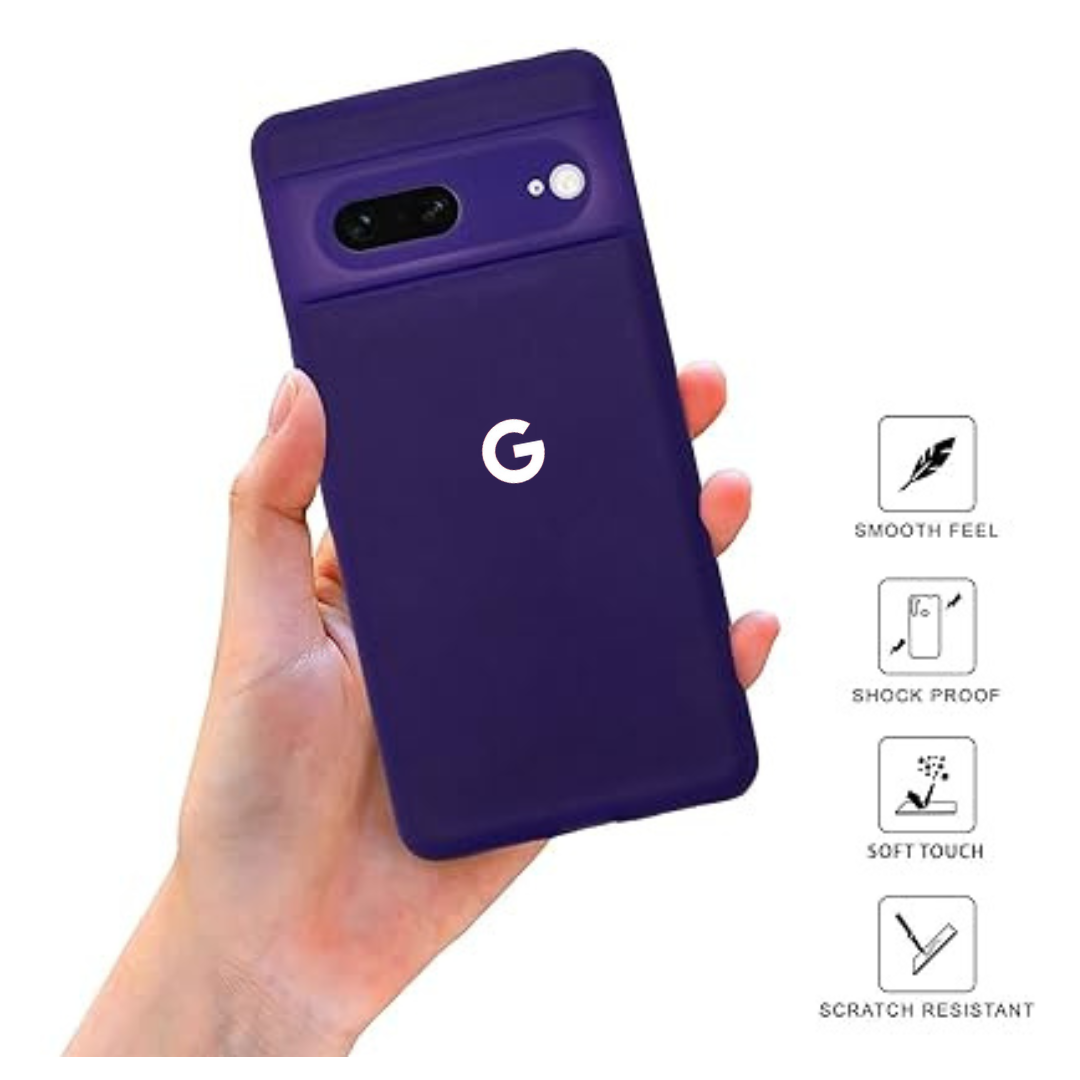 Deep Purple Camera Original Silicone case for Google Pixel 7