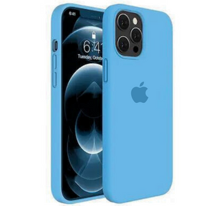 Sky blue Original Silicone case for Apple iphone 15 Pro Max