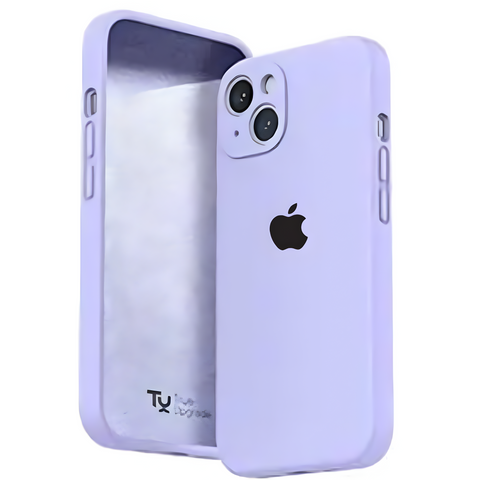 Purple Original Camera Silicone case for Apple iphone 15 Plus