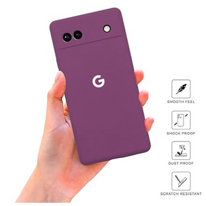 Dark Purple Camera Original Silicone case for Google Pixel 7A