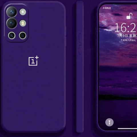 Deep Purple Camera Original Silicone Case for Oneplus 9R