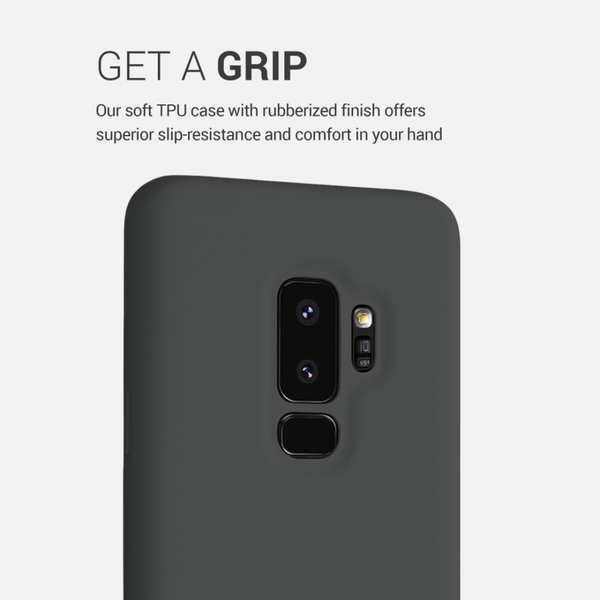 Grey Camera Original Silicone case for Samsung S9 Plus