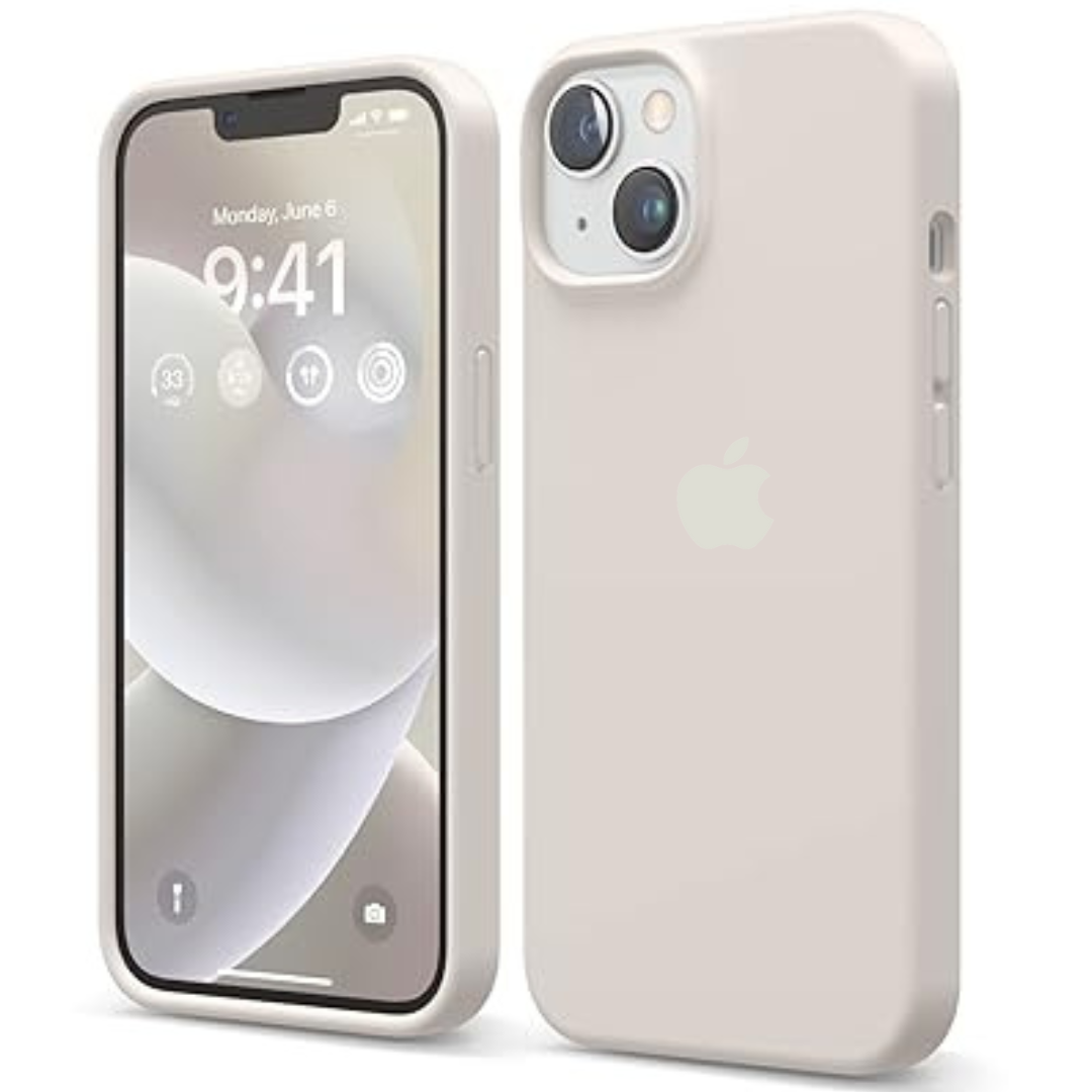 Cream Original Silicone case for Apple iphone 13 mini