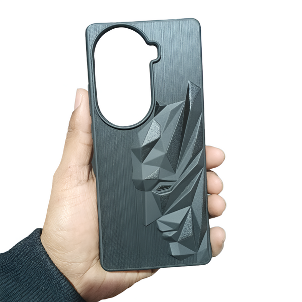 Superhero Engraved logo silicon Case for Oppo Reno 11