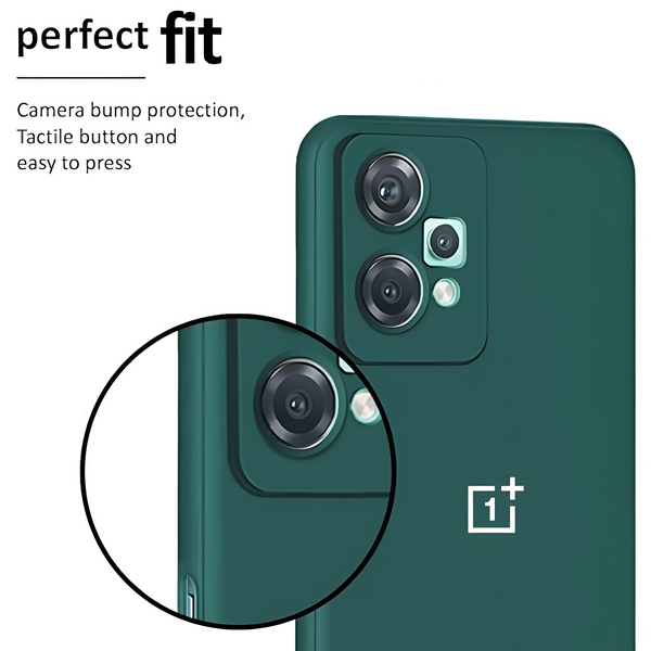 Dark Green Candy Silicone Case for Oneplus Nord CE 2 Lite