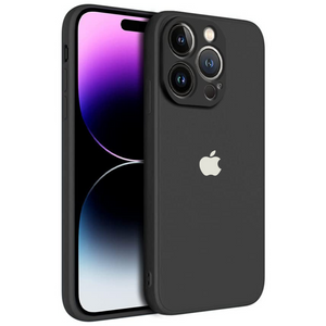 Grey Original Camera Safe Silicone case for Apple iphone 14 Pro Max