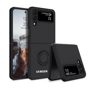 Black Original Silicone case for Samsung Galaxy Z FLIP 3