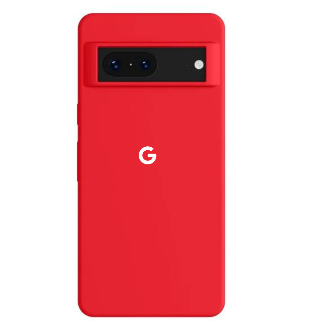 Red Original Silicone case for Google Pixel 6