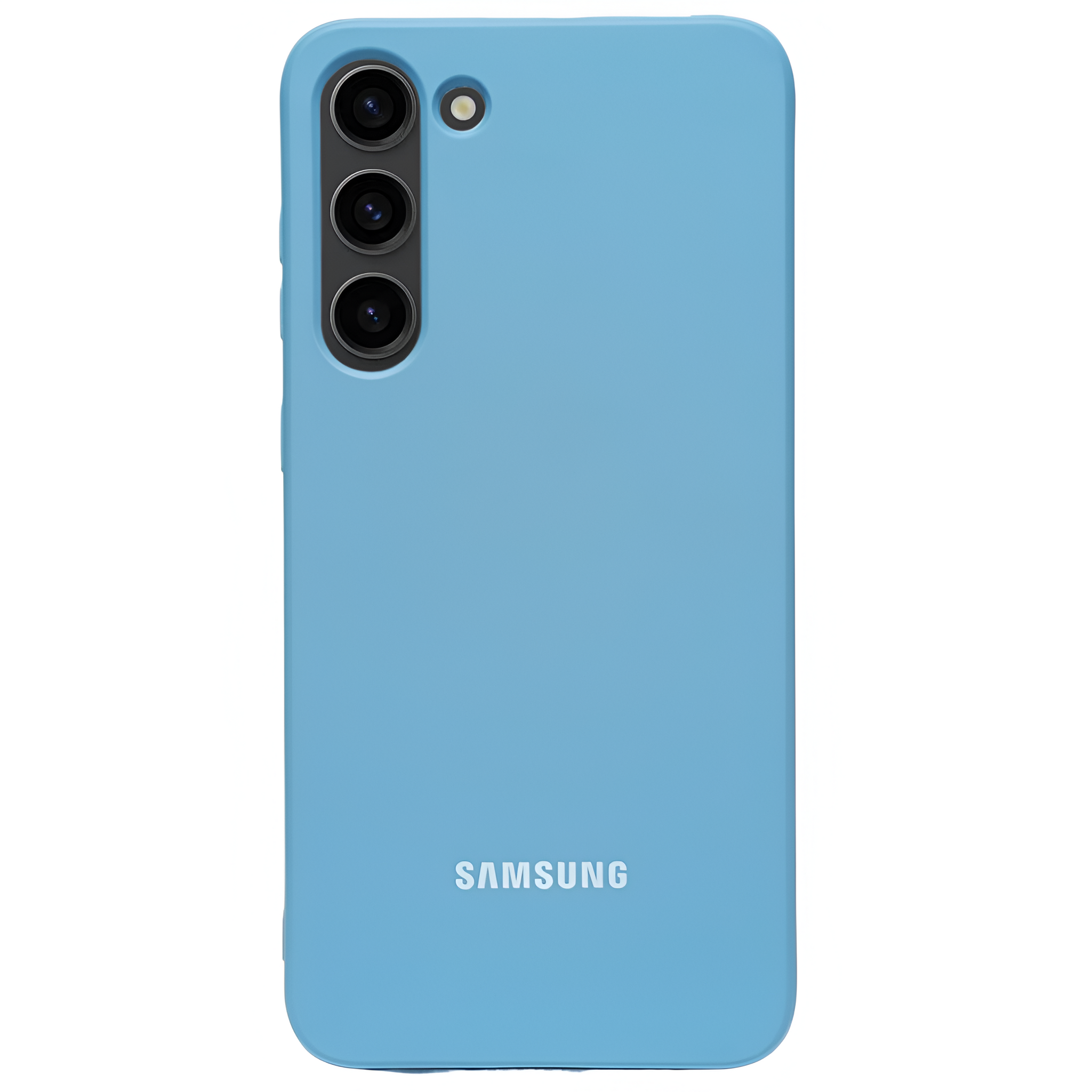 Sky Blue Original Silicone case for Samsung S22 Plus