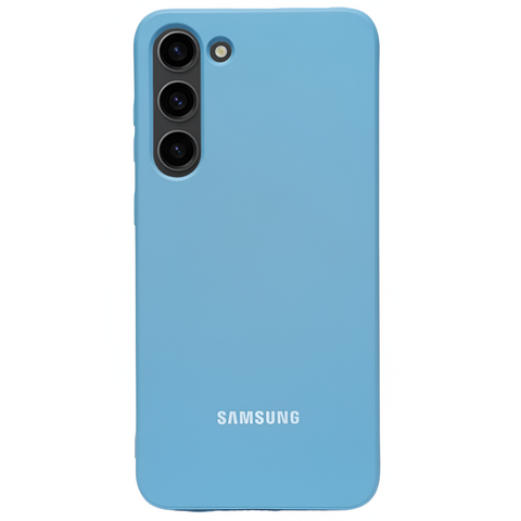 Sky Blue Original Silicone case for Samsung S22 Plus