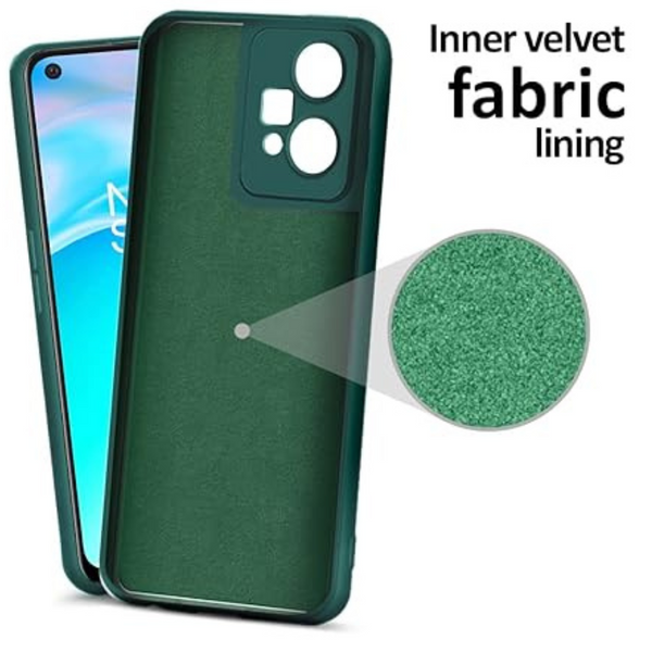 Dark Green Candy Silicone Case for Oneplus Nord CE 2 Lite