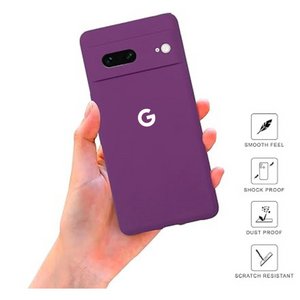 Dark Purple Camera Original Silicone case for Google Pixel 7