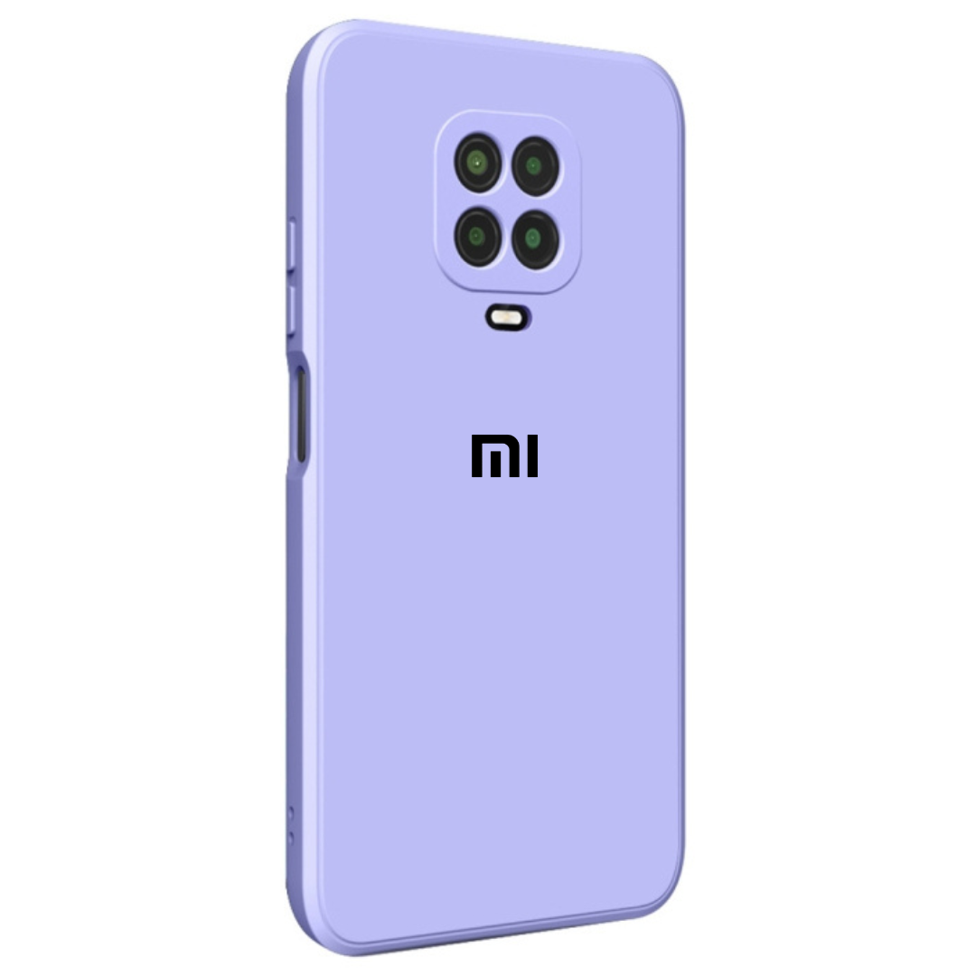 Purple Camera Original Silicone Case for Redmi Note 9 Pro