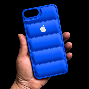 Sky Blue Puffon silicone case for Apple iPhone 8 Plus