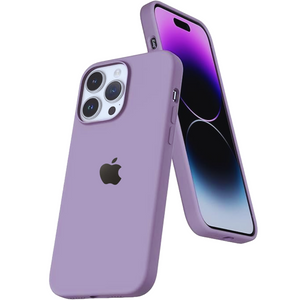 Lavender Original Silicone case for Apple iphone 14 Pro Max