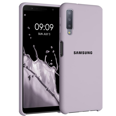 Grey Original Silicone Case for Samsung A7 2018