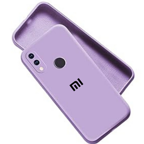 Purple Camera Original Silicone Case for Redmi Note 7 Pro