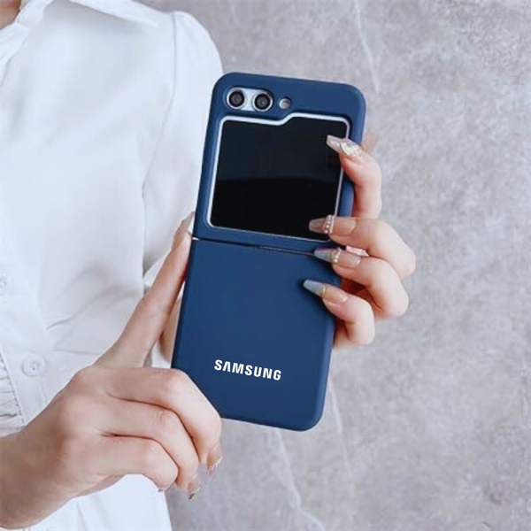 Dark Blue Original Silicone case for Samsung Galaxy Z FLIP 6