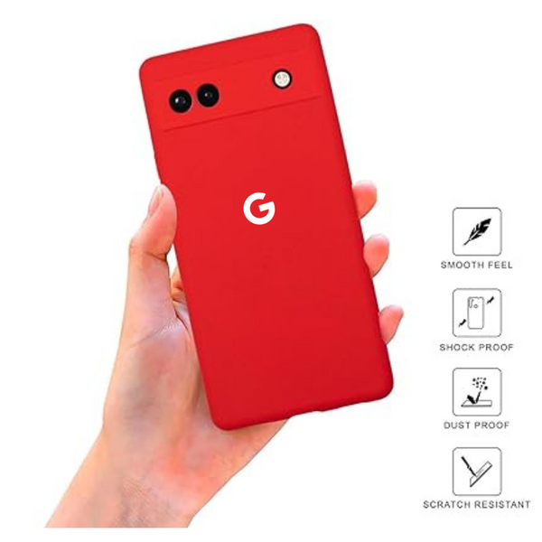 Red Camera Original Silicone case for Google Pixel 6A