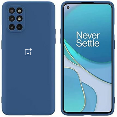 Dark Blue Camera Original Silicone Case for Oneplus 9R