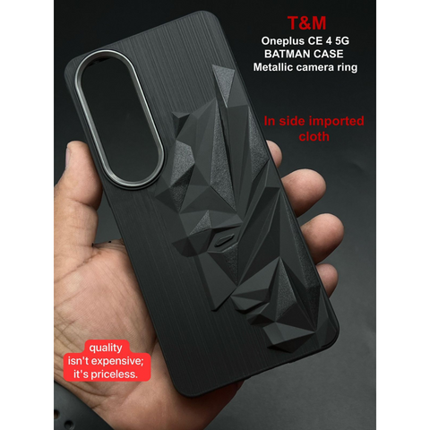 Superhero Engraved logo silicon Case for Oneplus Nord CE 4