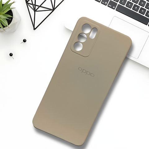 Light Brown Camera Original Silicone case for Oppo Reno 6