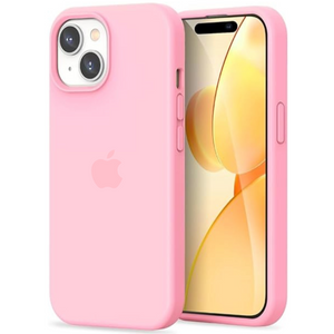 Pink Original Silicone case for Apple iphone 15