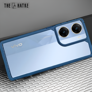 Pureview Dark Blue Hybrid Shockproof Silicone Case for Vivo V29E