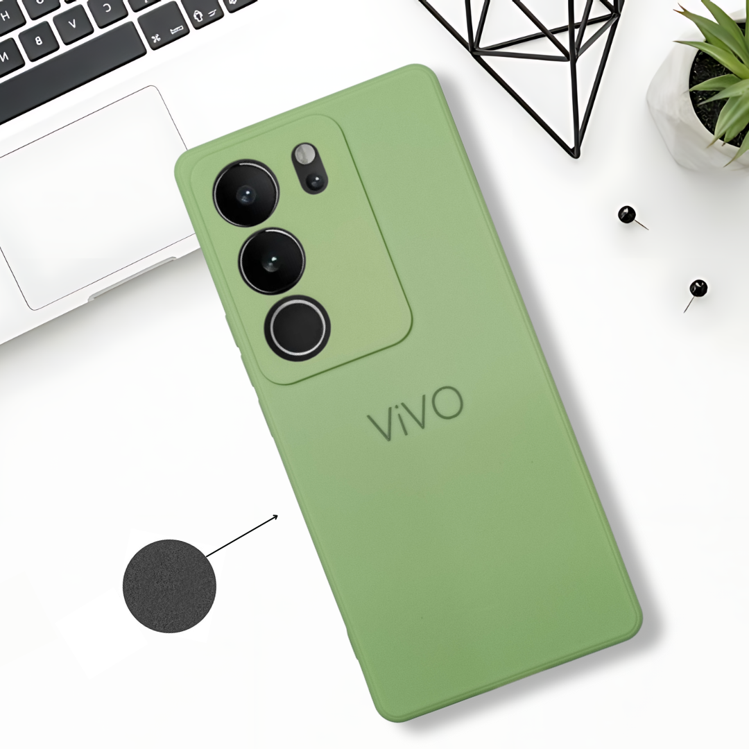 Light Green Candy Silicone Case for Vivo V29 5g