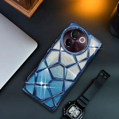 Dazzle Blue Silicone case for Vivo V30E