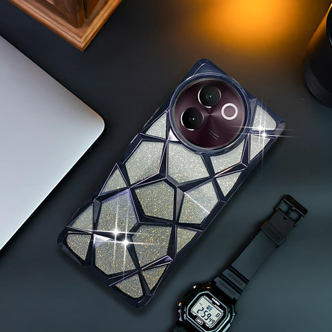 Dazzle Black Silicone case for Vivo V30E