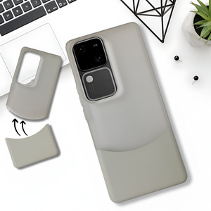 Grey Detach Matte Case for Vivo V30 Pro