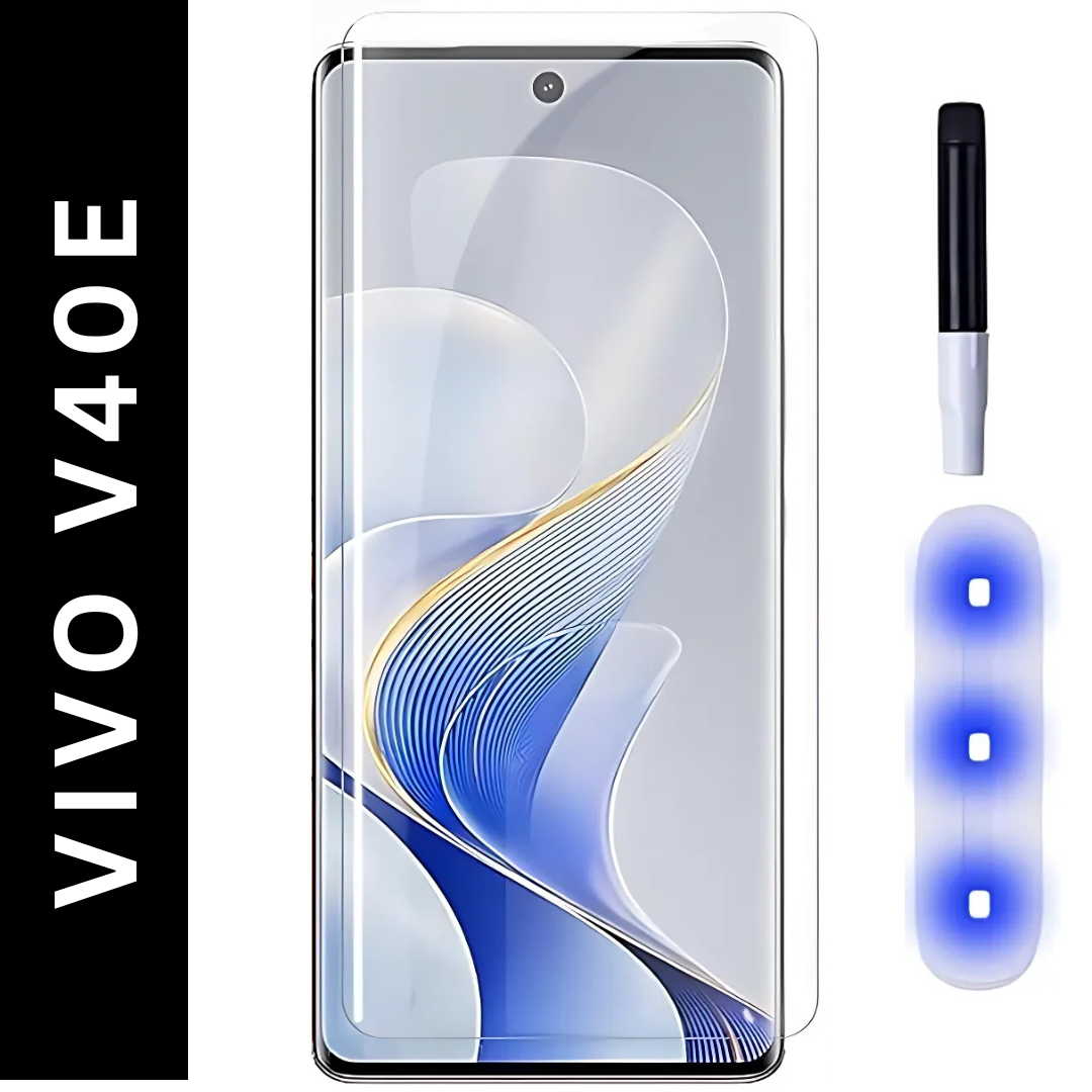 Premium UV Tempered Glass Screen Protector For Vivo V40E