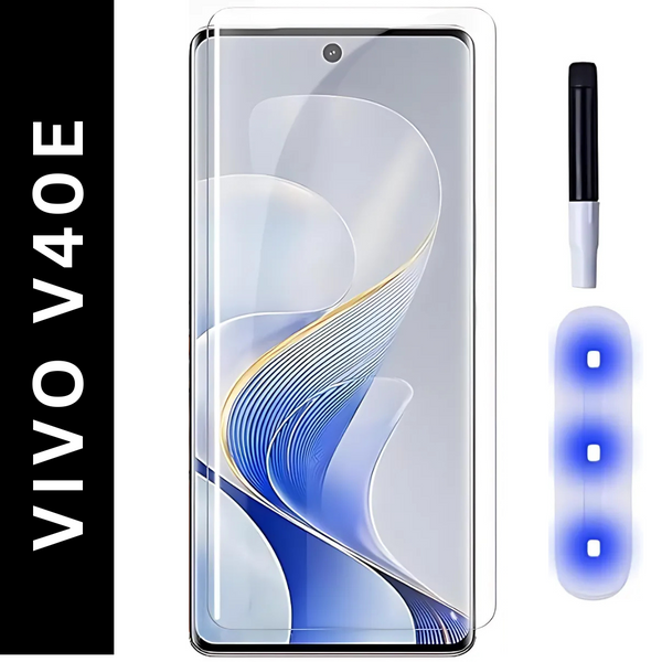 Premium UV Tempered Glass Screen Protector For Vivo V40E