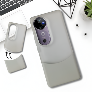 Grey Detach Matte Case for Vivo V40