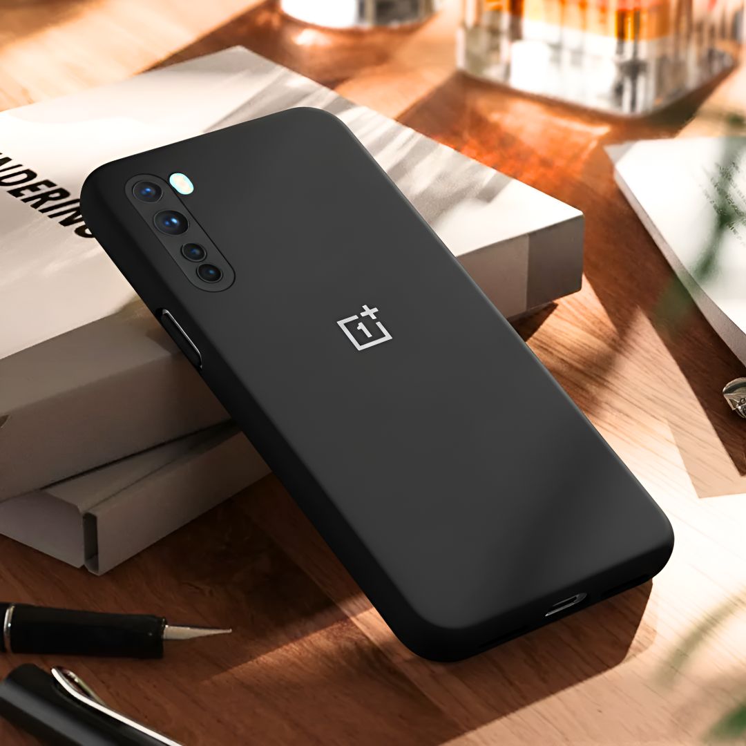 Black Camera Original Silicone case for Oneplus Nord