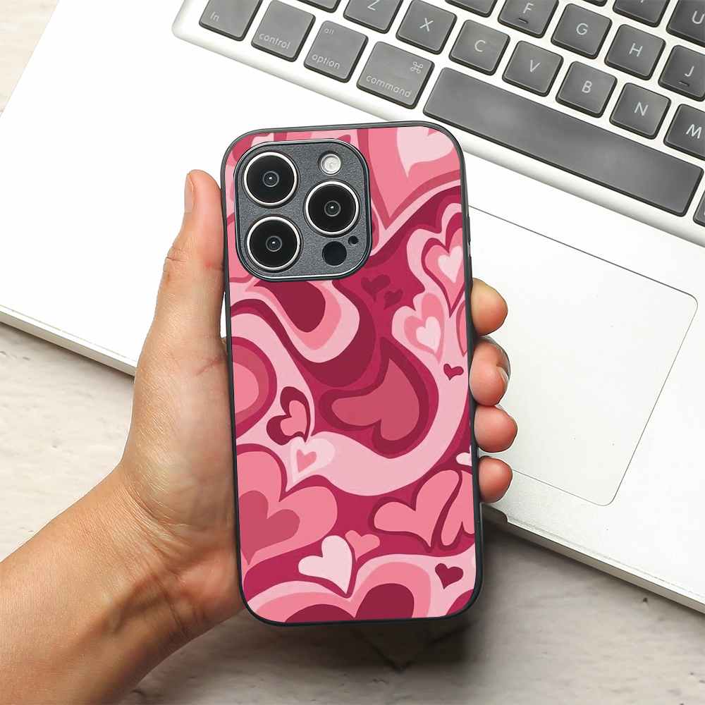 Valentine Wave metal back case for Apple Iphone 15 Pro Max