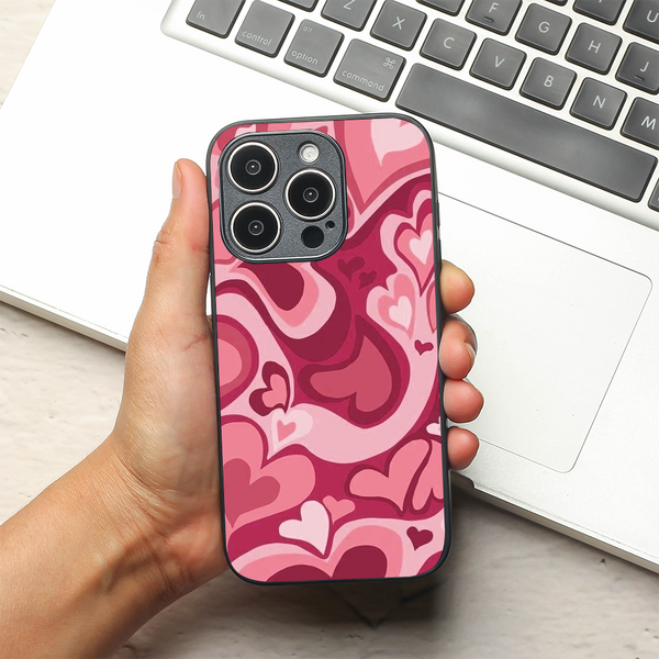 Valentine Wave metal back case for Apple Iphone 15 Pro Max