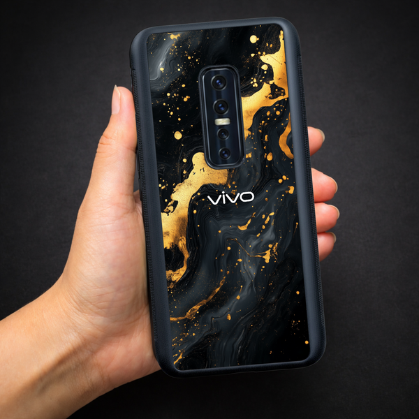 Black Gold Blaze MB Case for Vivo V17 Pro